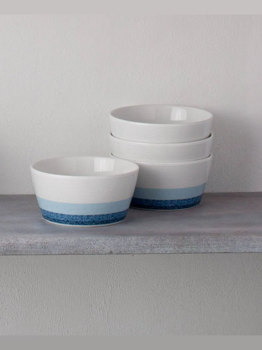 Набор из 4 мисок для хлопьев Colorscapes Layers Noritake — изображение 9 из 10, пепельный