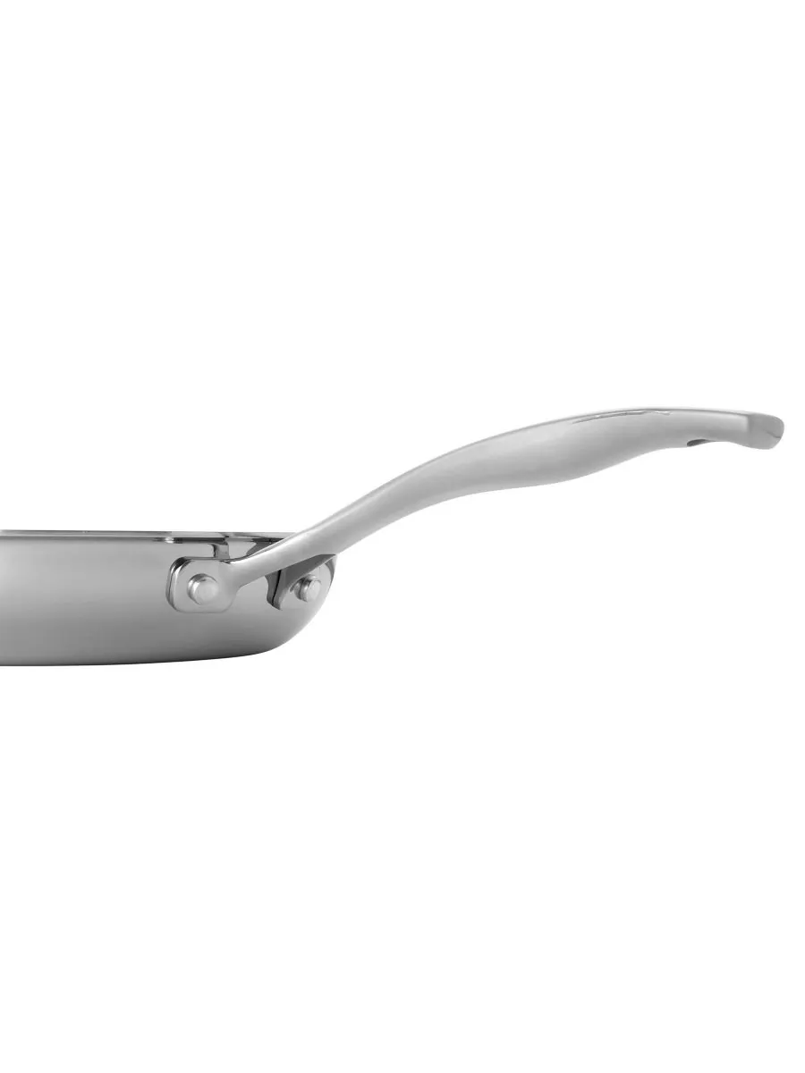 J.A. Henckels Сковорода HENCKELS Clad H3 из нержавеющей стали, 10 дюймов, с крышкой — изображение 3 из 7, серебристый