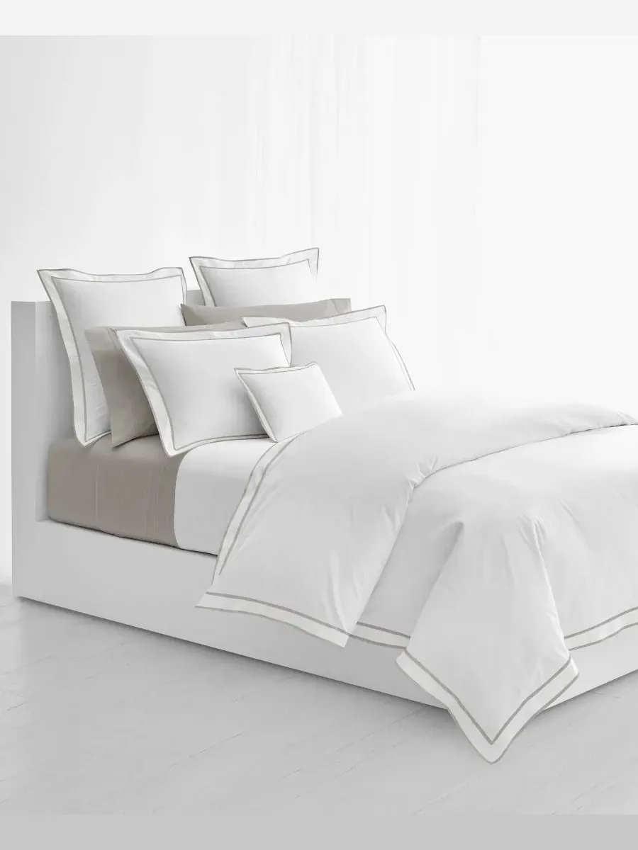 Пододеяльник Spencer из сатина с каймой, King Lauren Ralph Lauren