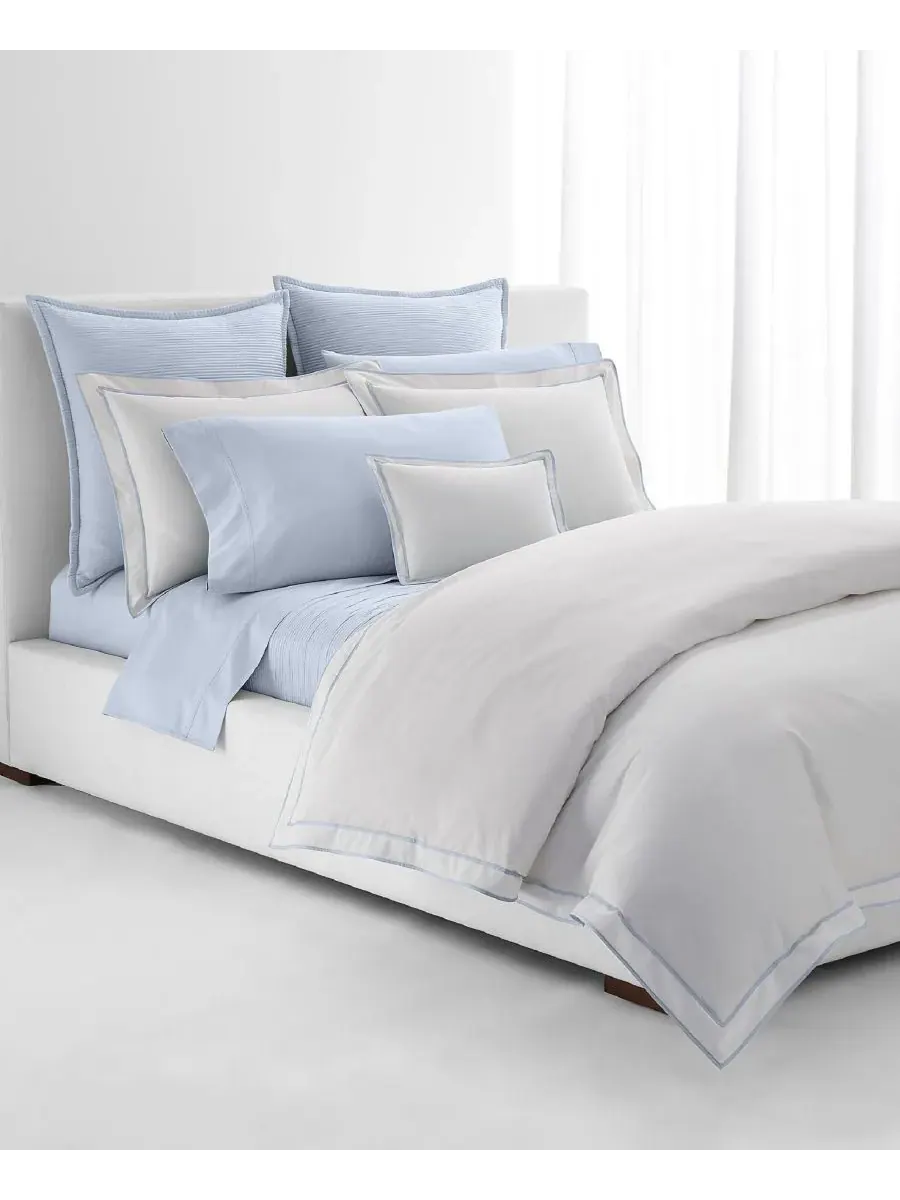 Пододеяльник Spencer из сатина с каймой, King Lauren Ralph Lauren