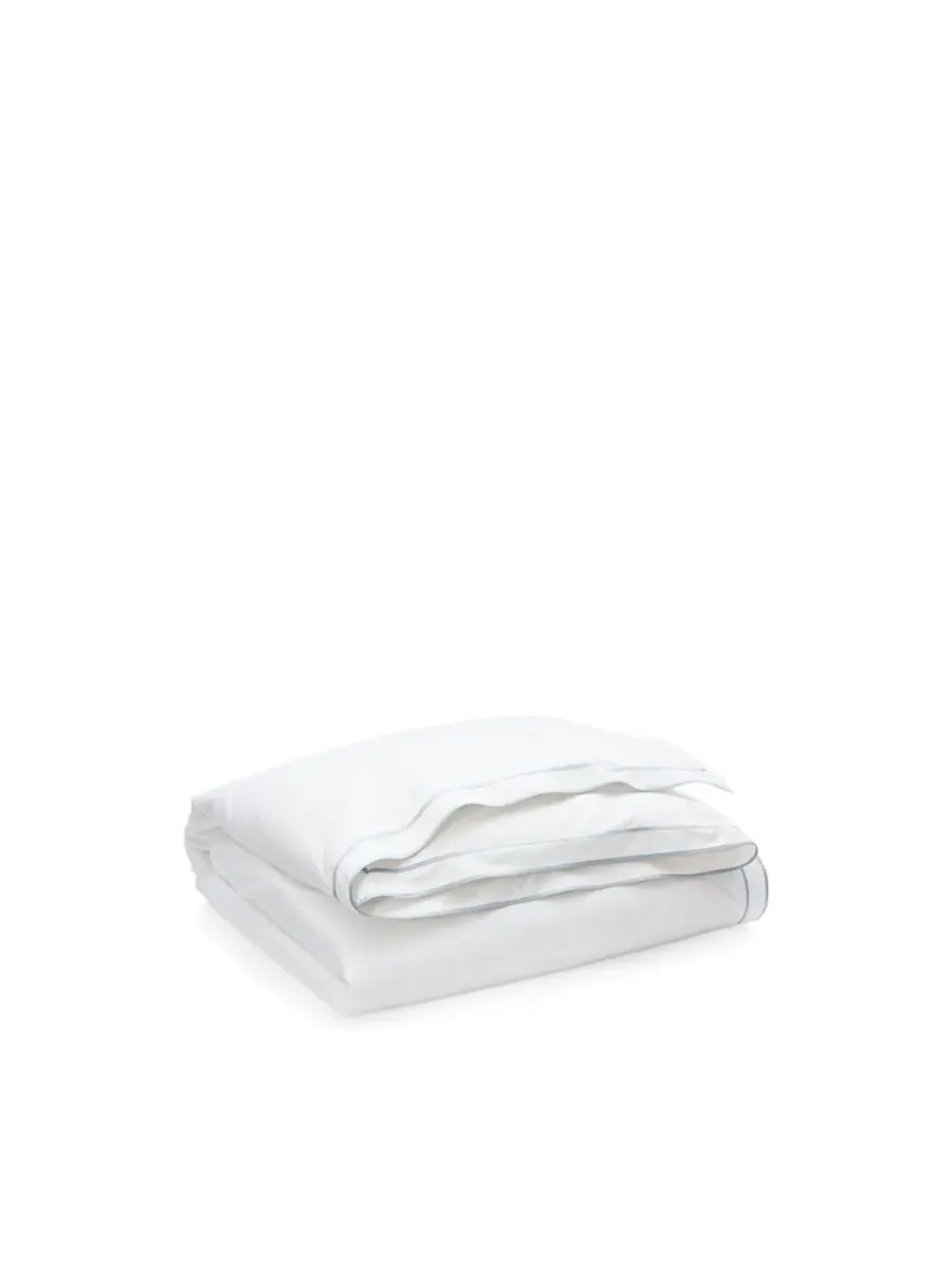 Пододеяльник Spencer из сатина с каймой, King Lauren Ralph Lauren — изображение 2 из 2, синий