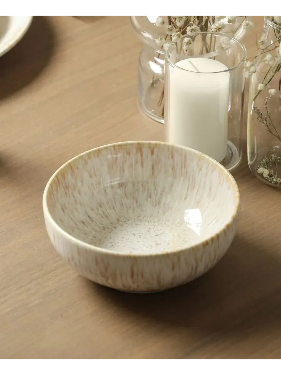 Столовый сервиз Riley Stoneware Stone Lain — изображение 2 из 7, бежевый