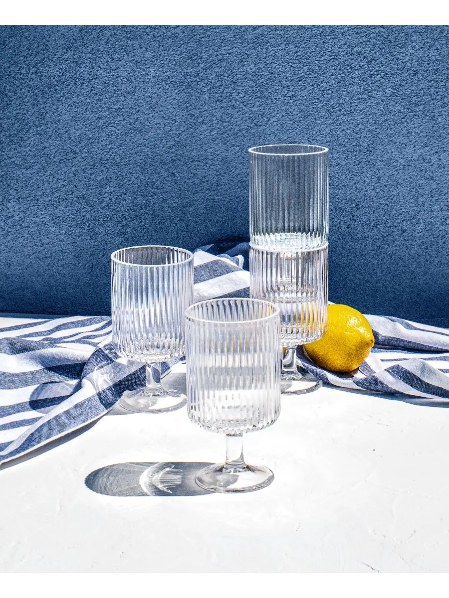 Набор из 6 бокалов без ножки с чехлами для вечеринок Abode Homewares — изображение 3 из 5, прозрачный