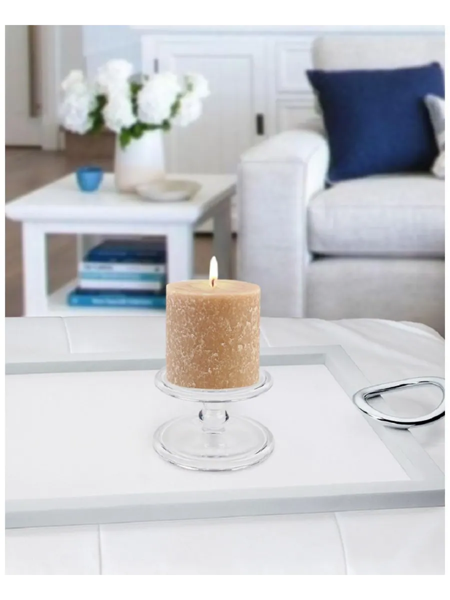 Свеча-столбик Timberline, 7,5 см x 7,5 см ROOT CANDLES — изображение 2 из 2, тауп