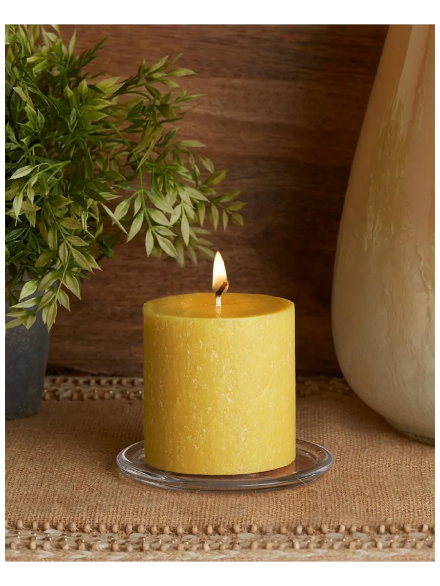 Свеча-столбик Timberline, 7,5 см x 7,5 см ROOT CANDLES — изображение 2 из 3, коричневый