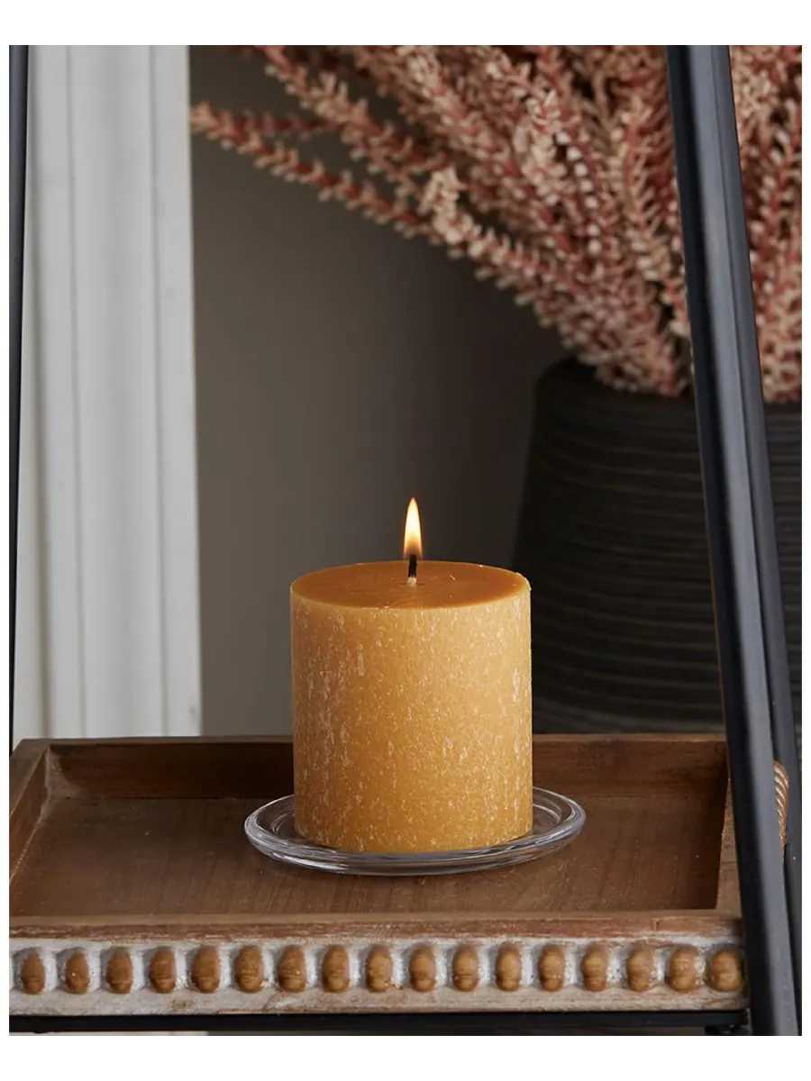 Свеча-столбик Timberline, 7,5 см x 7,5 см ROOT CANDLES — изображение 3 из 3, коричневый