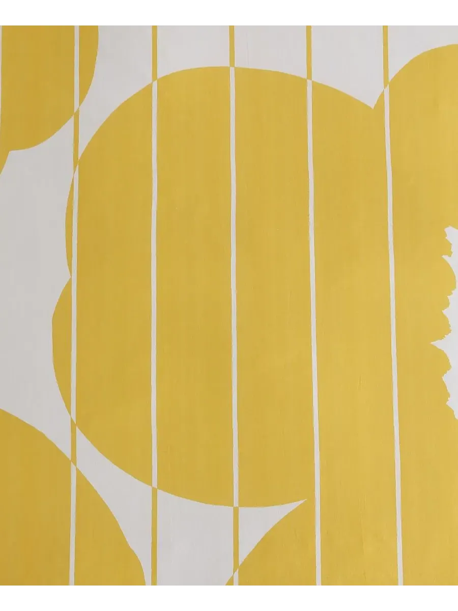 Vesi Unikko Хлопковый сатин 3 шт. Комплект пододеяльников, полный/размер Queen Marimekko — изображение 5 из 10, желтый
