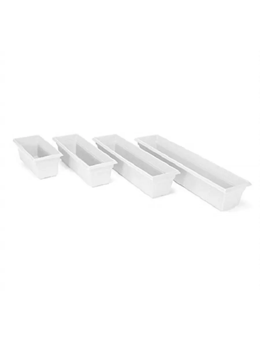 Novelty Кашпо Countryside Flower Box, белое - 36 дюймов — изображение 2 из 3, белый