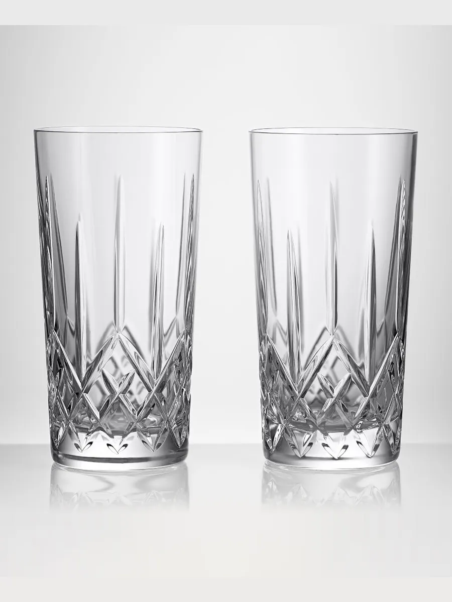 Напиток Gin Journeys Hiball Lismore, 15 унций, набор из 2 штук Waterford — изображение 2 из 4, прозрачный