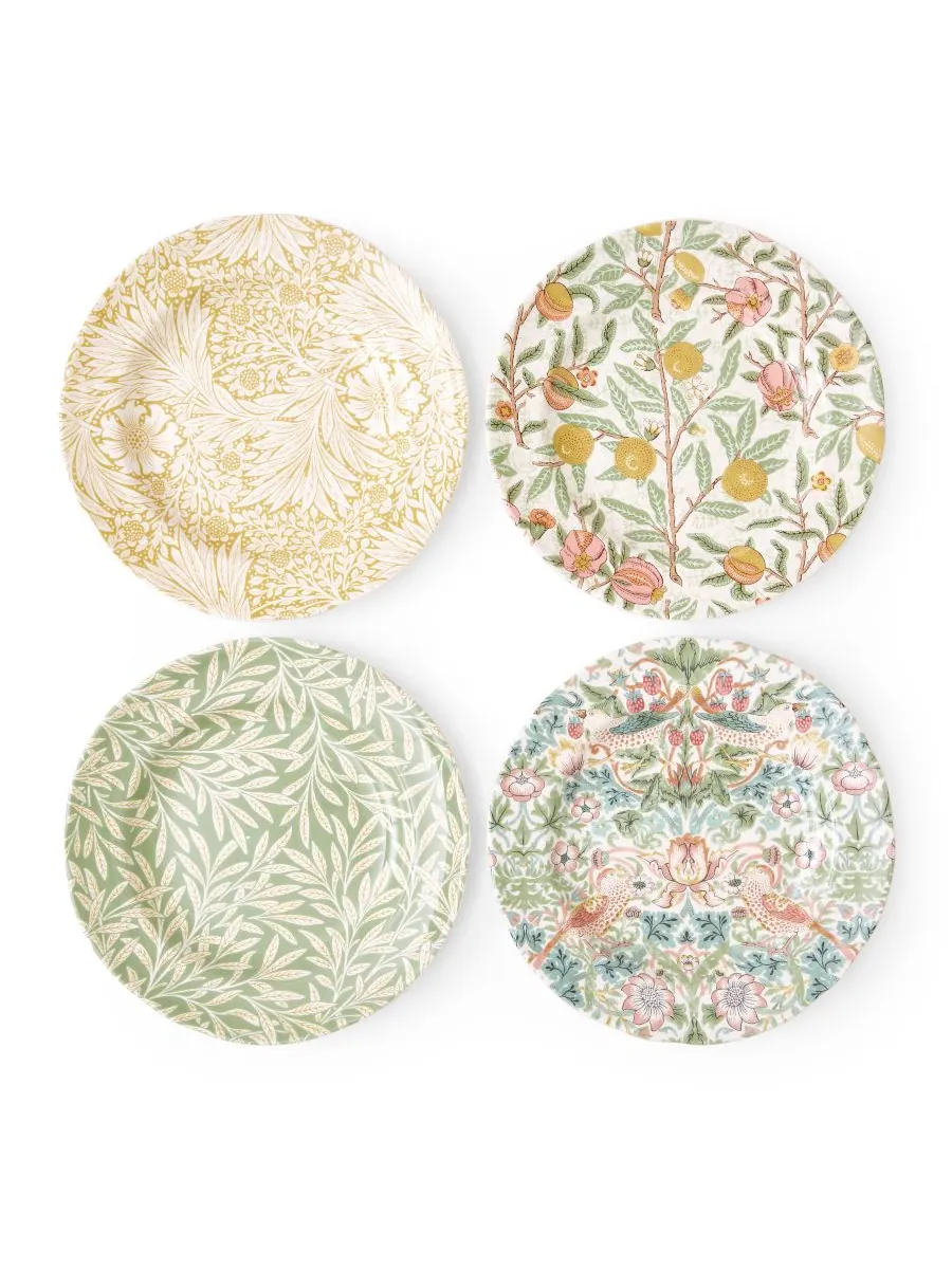 Набор из 4 боковых тарелок Morris & Co Spode — изображение 1 из 10, мульти