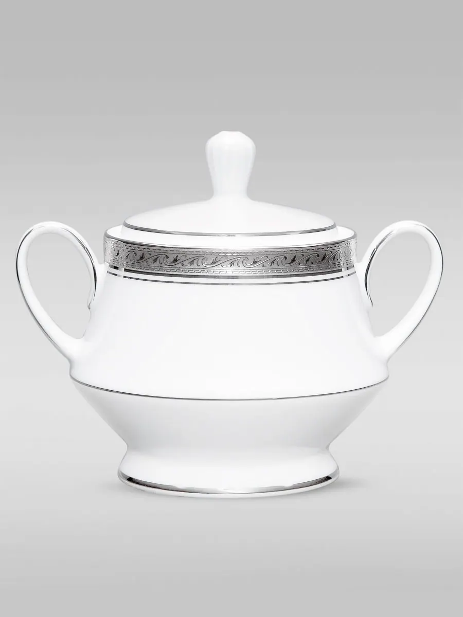 Набор для приготовления сахара и сливок Crestwood Platinum Noritake — изображение 3 из 4, белый