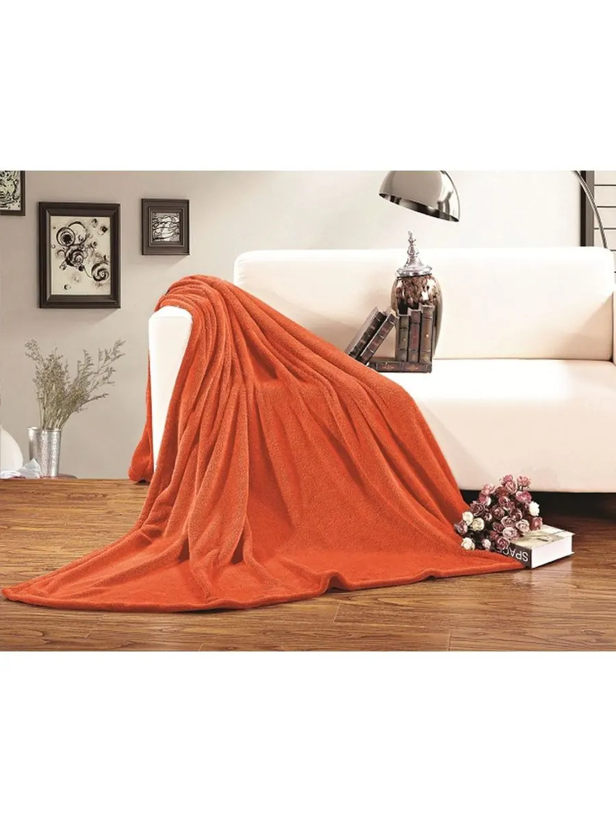 Роскошное мягкое флисовое одеяло, размер Twin/Twin XL Elegant Comfort