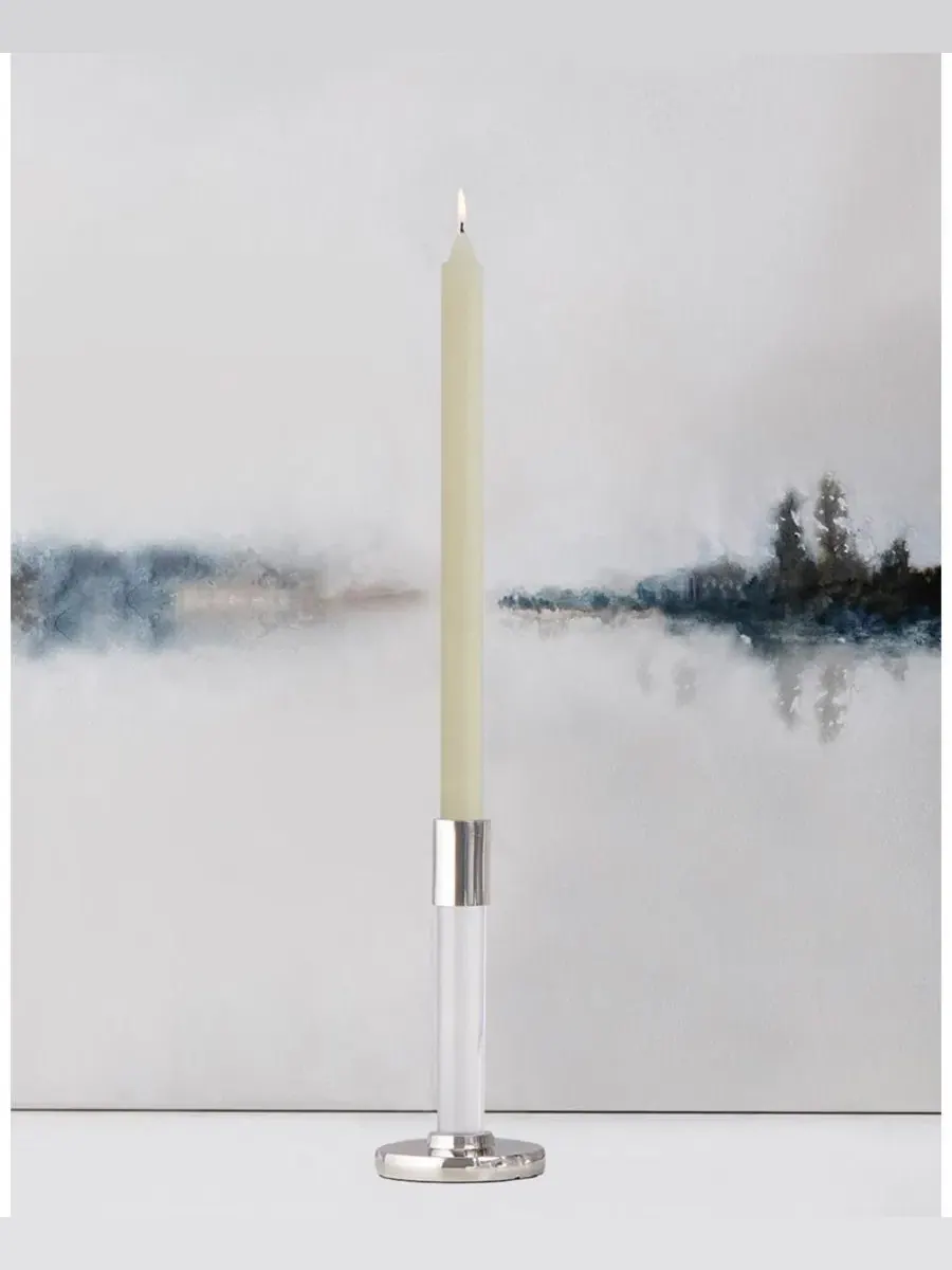 Набор свечей Arista 12" Taper Candle Set, 12 штук ROOT CANDLES — изображение 2 из 2, белый