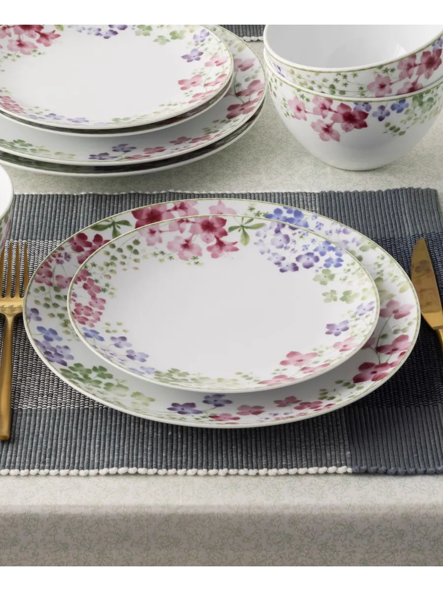 Набор из 4 салатниц Bloomington Road, 8,25 дюймов, на 4 персоны Noritake — изображение 4 из 10, мульти