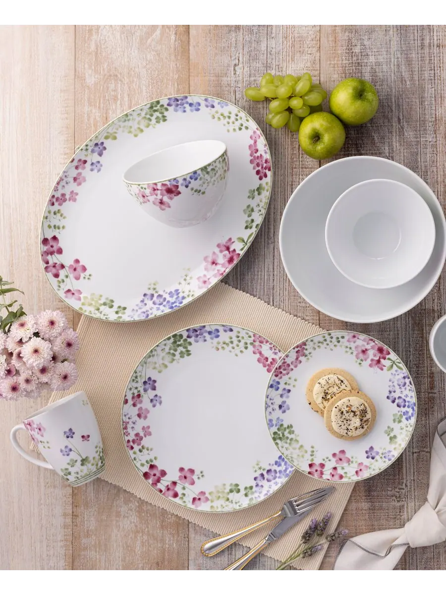 Набор из 4 салатниц Bloomington Road, 8,25 дюймов, на 4 персоны Noritake — изображение 7 из 10, мульти