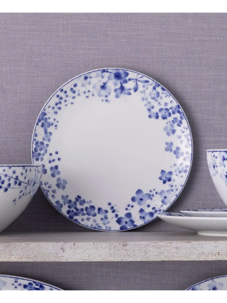 Набор из 4 салатниц Bloomington Road, 8,25 дюймов, на 4 персоны Noritake — изображение 3 из 10, синий