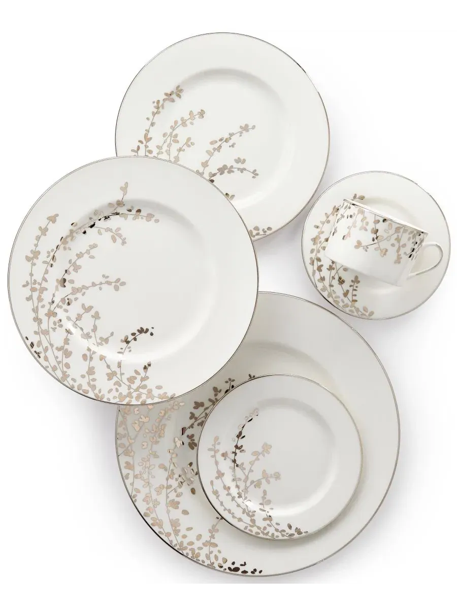 Набор посуды Gardner Street Platinum из 5 предметов Kate Spade New York — изображение 3 из 4, нет цвета
