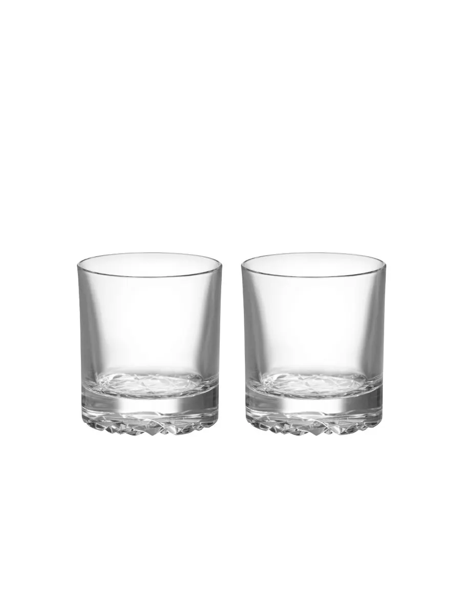 Набор из 2 бокалов для виски Carat Double Old Fashioned Orrefors — изображение 1 из 4, прозрачный