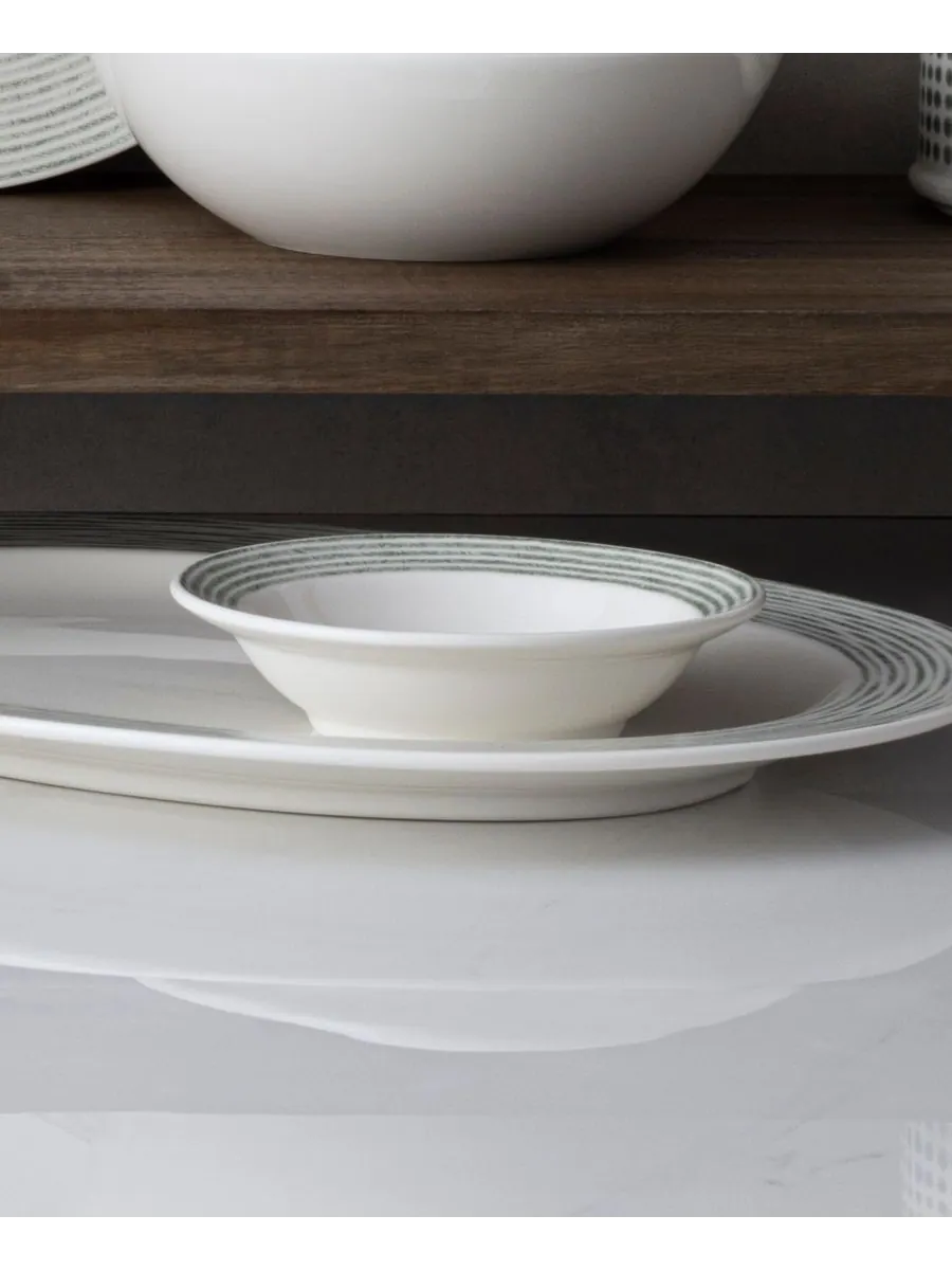 Набор из 4 фруктовых ваз в форме гамака Noritake — изображение 2 из 10, зеленый