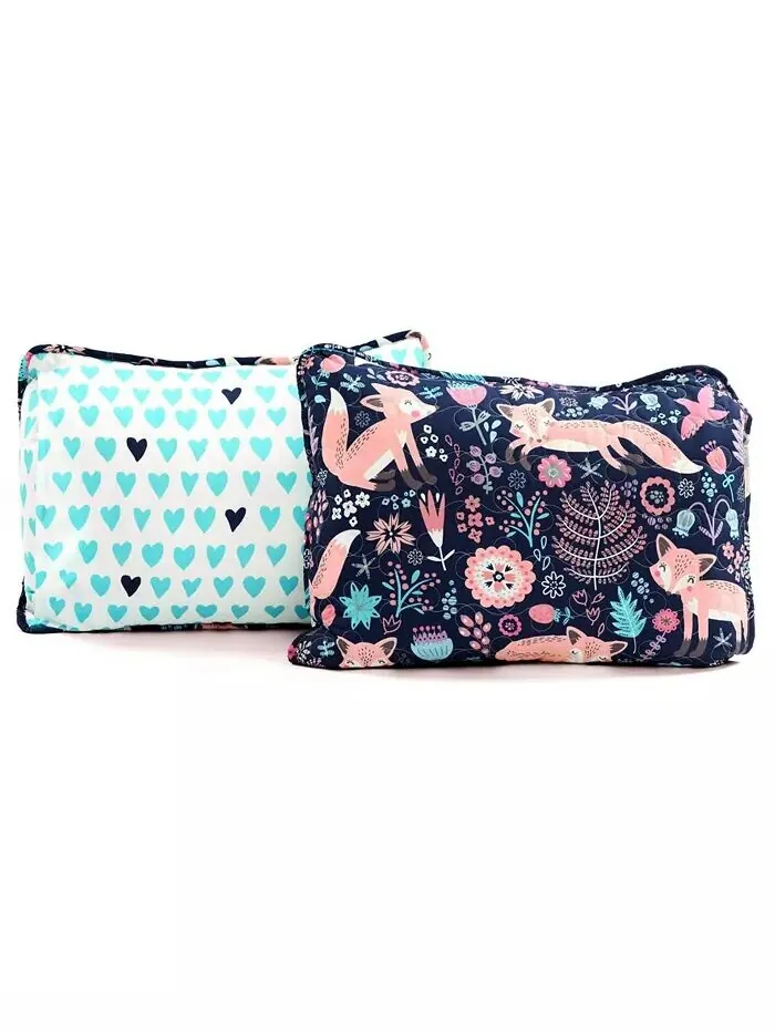 Наборы одеял Pixie Fox Lush Décor — изображение 3 из 8, темно-синий розовый