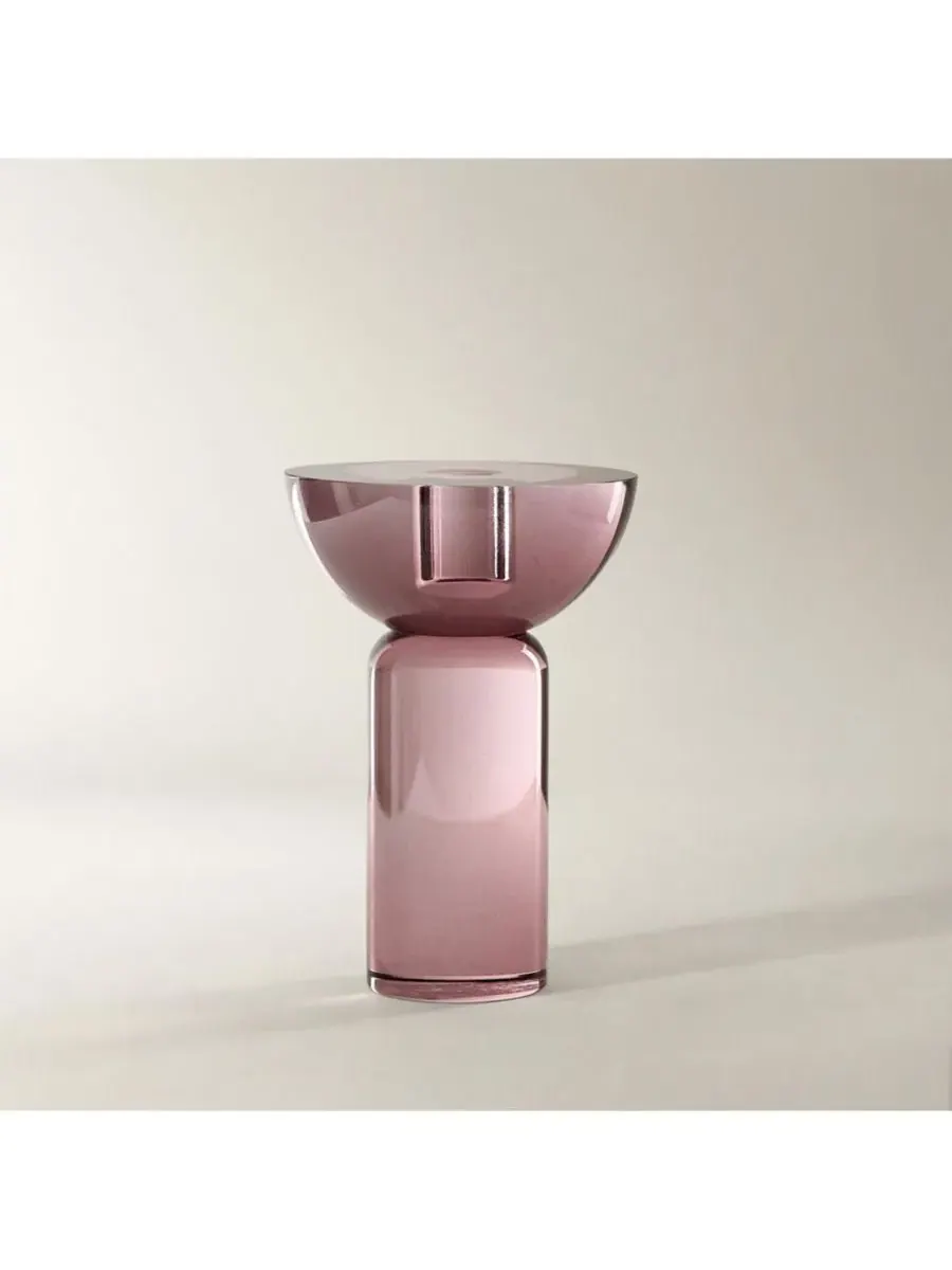 Подсвечник для свечей Rose Crystal Taper Holder Z Gallerie — изображение 3 из 3, фиолетовый