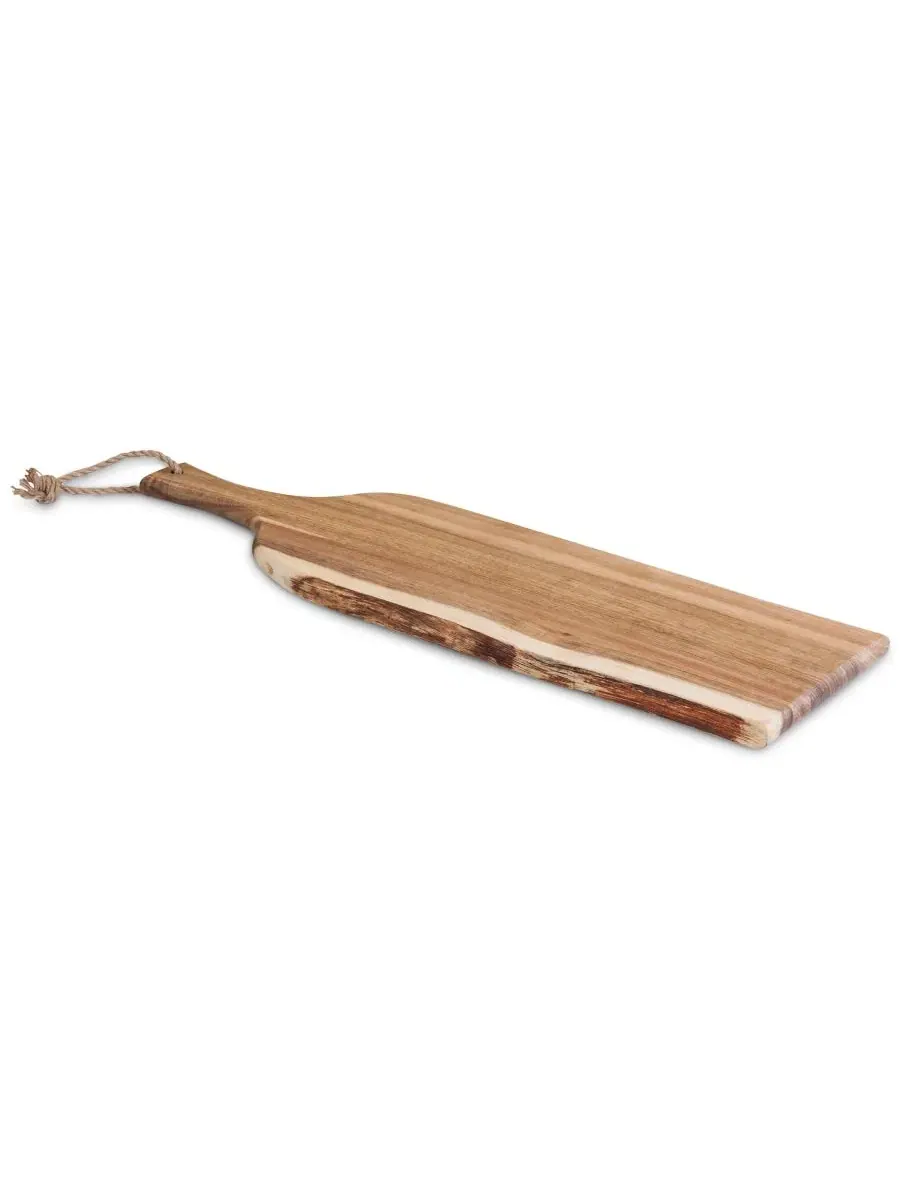 Доска сервировочная из акации 61 см с живописным краем, модель Artisan 24" Acacia Wood Serving