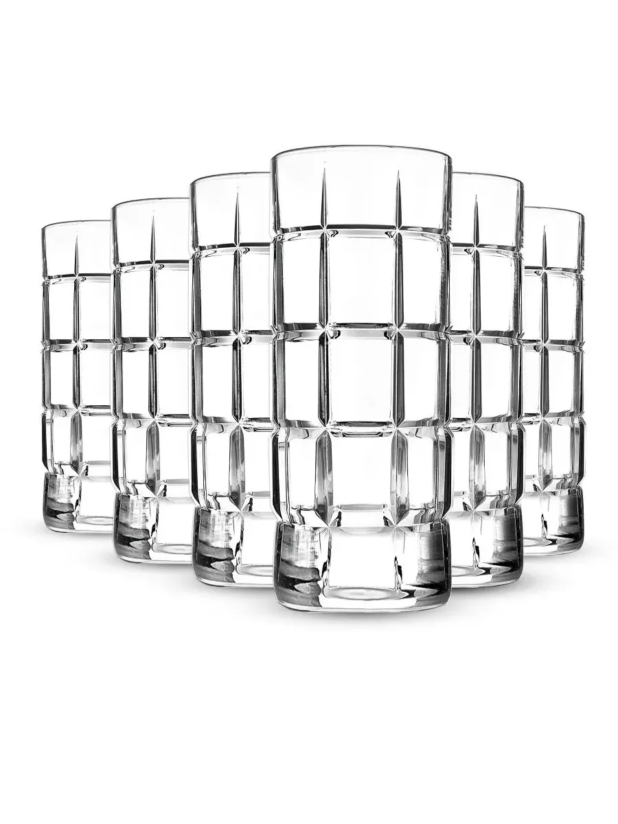 Набор из 6 бутылок водки Radius Vodka Shooters Godinger — изображение 1 из 5, прозрачный