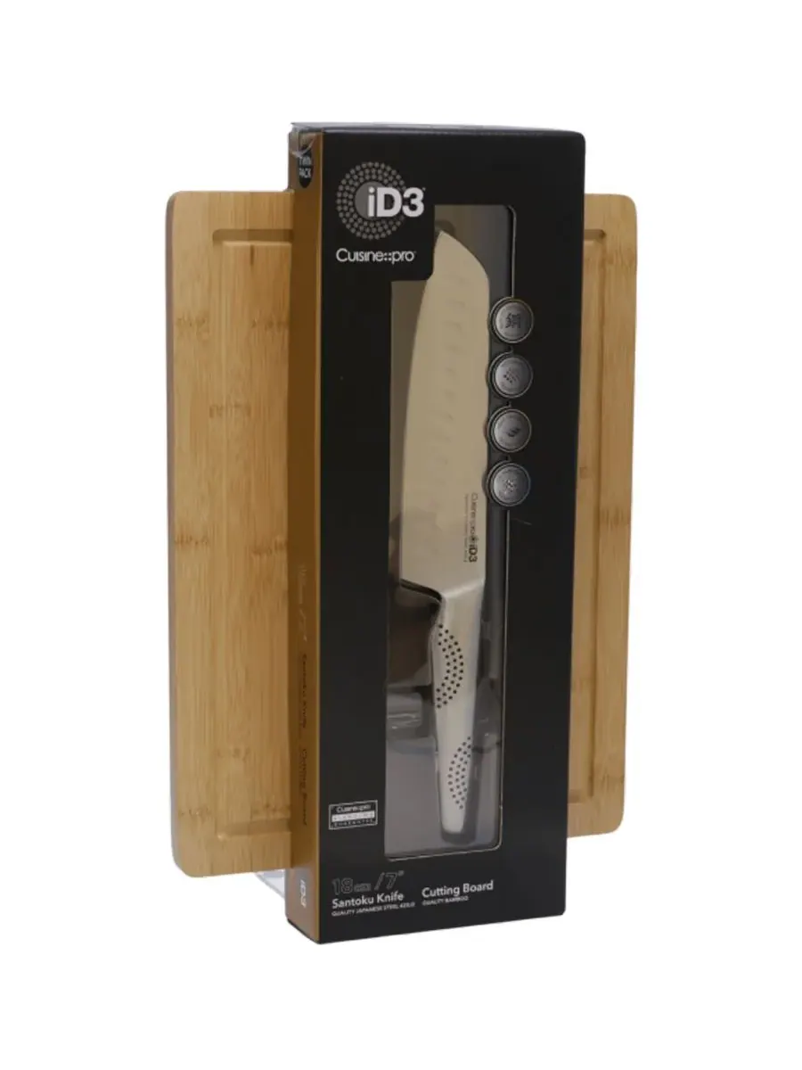 Набор разделочных досок для ножа Santoku Id3 18 см, 2 предмета Cuisine::Pro — изображение 2 из 3, нет цвета