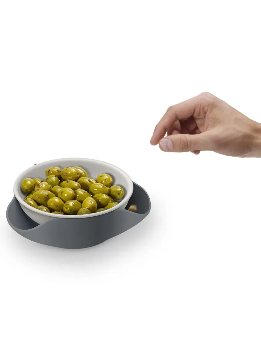Сервировочная миска Double-Dish Joseph Joseph — изображение 8 из 10, серый