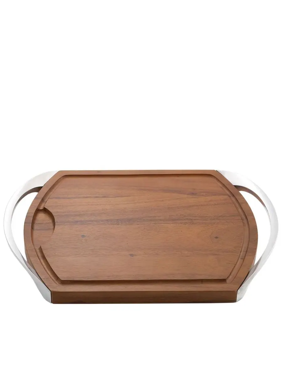 Разделочная доска из дерева 57 см, модель Carve & Serve Station Nambé — изображение 3 из 4, нет цвета
