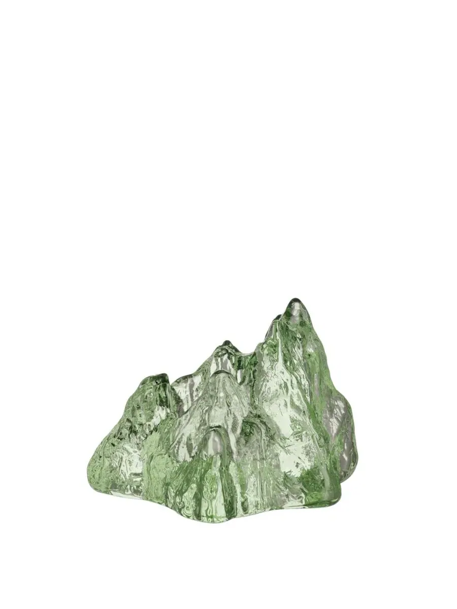 Подсвечник из стекла The Rock Kosta Boda — изображение 1 из 4, зеленый