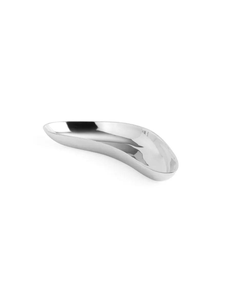 Подставка для бумеранга Nambe Alloy, 15,9" x 8,6" Nambé — изображение 1 из 3, серебристый