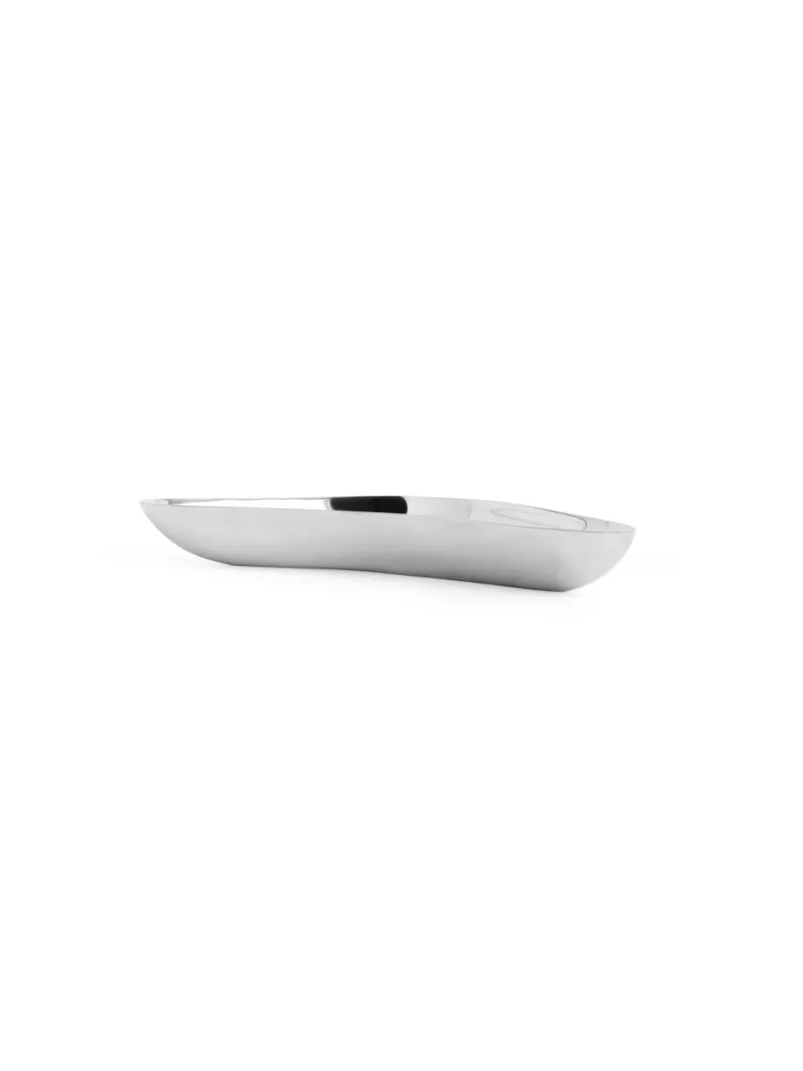 Подставка для бумеранга Nambe Alloy, 15,9" x 8,6" Nambé — изображение 2 из 3, серебристый
