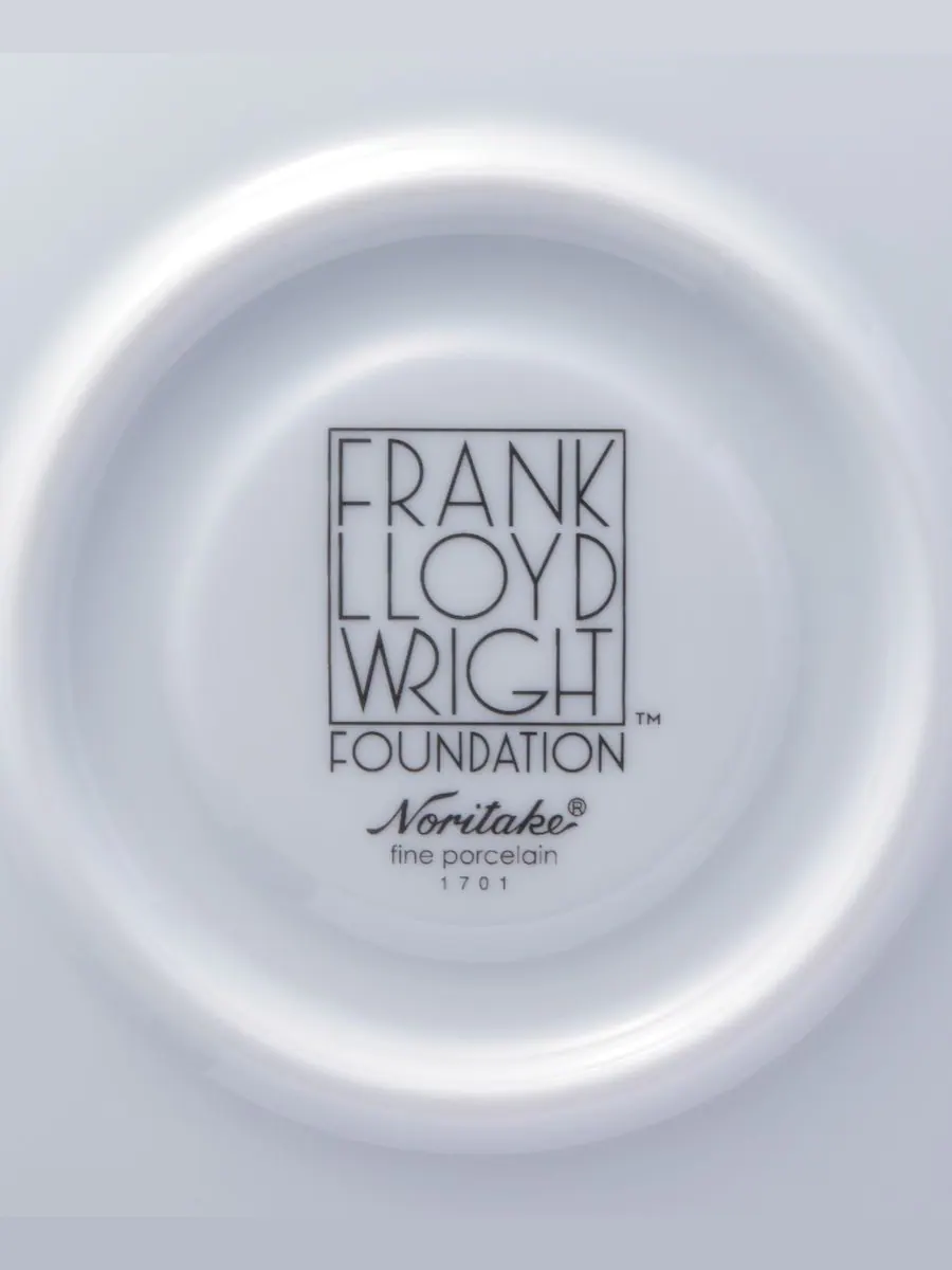 Noritake Набор из 2 чашек (4 предмета) Frank Lloyd Wright Imperial Cabaret Blue, 7 унций (200 мл) и — изображение 7 из 7