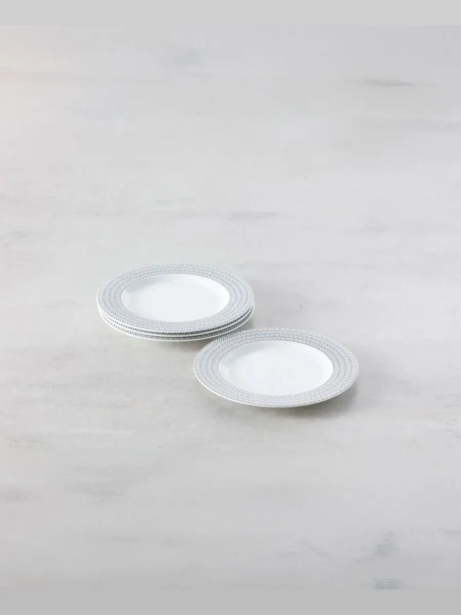 Набор столовой посуды Ornament 12-Piece Dinnerware Set, Service for 4 Fortessa — изображение 5 из 13, черный