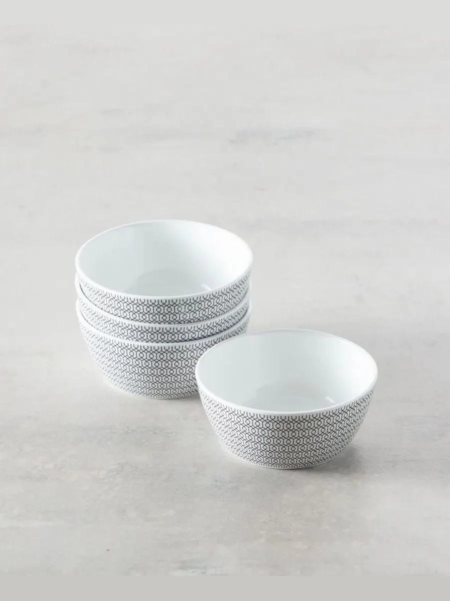 Набор столовой посуды Ornament 12-Piece Dinnerware Set, Service for 4 Fortessa — изображение 6 из 13, черный