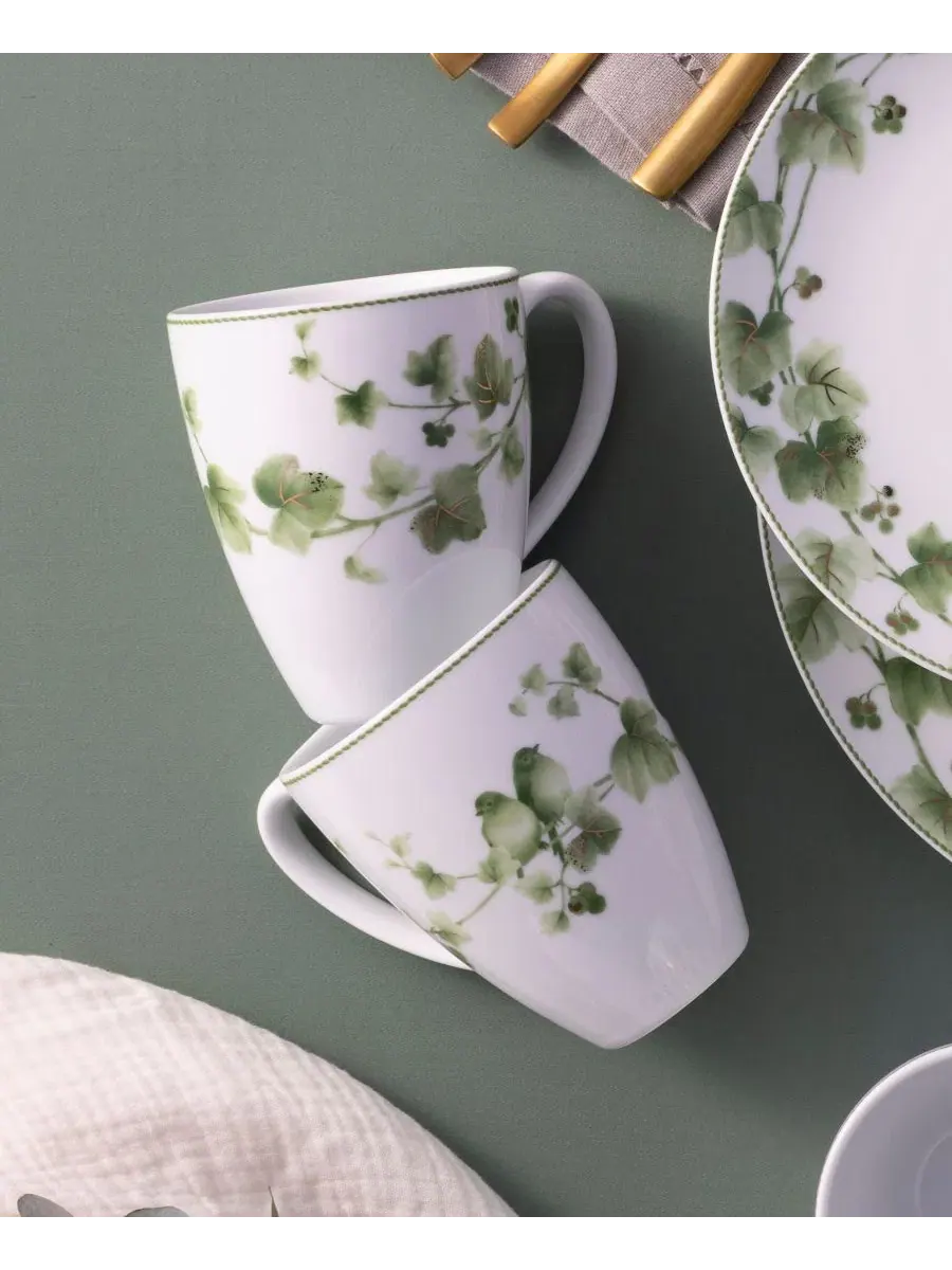 Коллекция посуды Ivy Whisper Noritake — изображение 5 из 12, зеленый