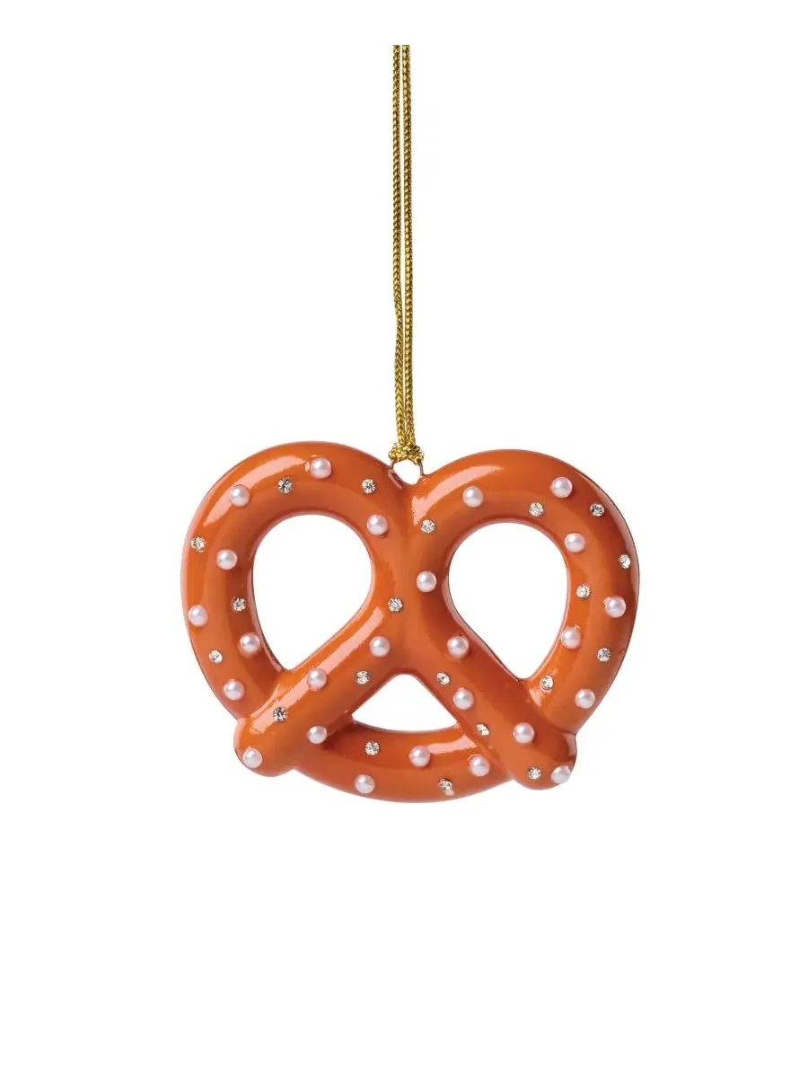 Елочная игрушка Pretzel Be Jolly Kate Spade New York — изображение 1 из 5, коричневый