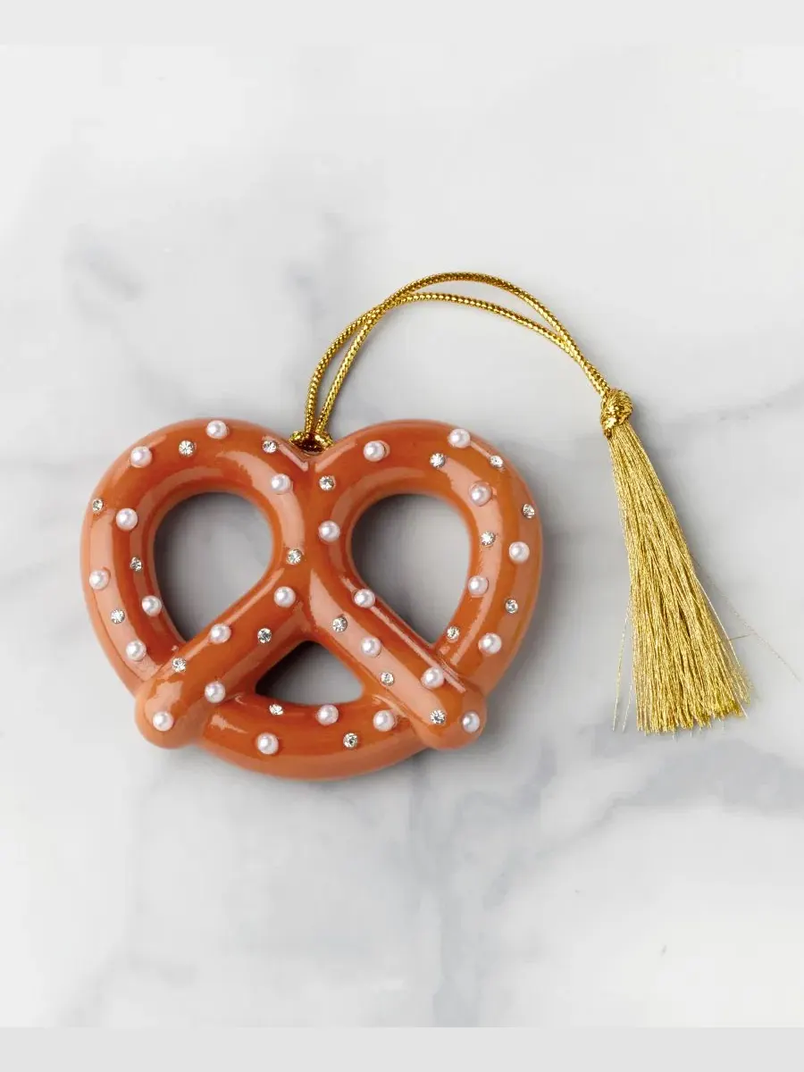 Елочная игрушка Pretzel Be Jolly Kate Spade New York — изображение 2 из 5, коричневый