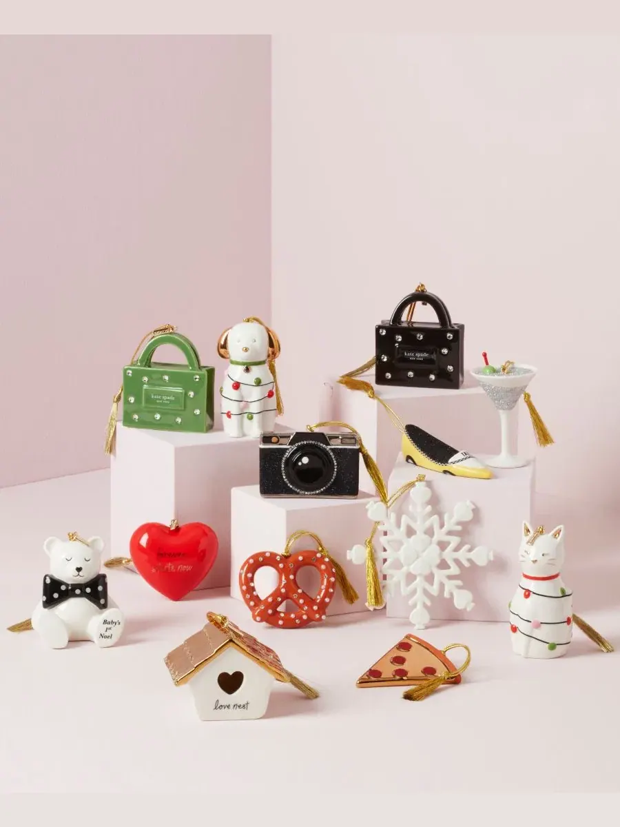 Елочная игрушка Pretzel Be Jolly Kate Spade New York — изображение 5 из 5, коричневый