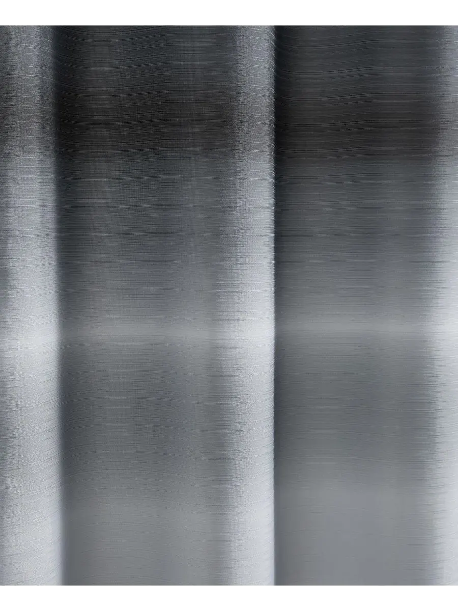 Штора для ванной Ombre City Printed, 183x183 см Kenneth Cole New York — изображение 3 из 3, черный серый