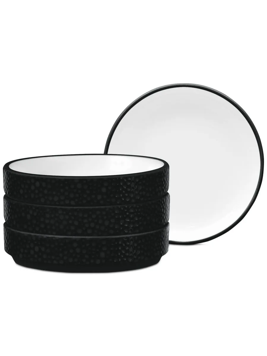 Набор из 4 мини-тарелок Colortex Stone Stax Noritake
