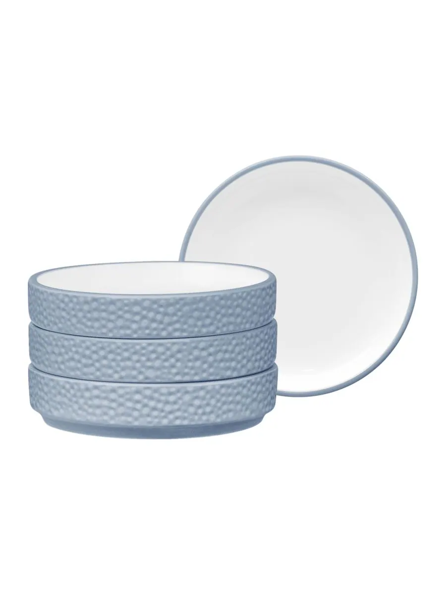 Набор из 4 мини-тарелок Colortex Stone Stax Noritake — изображение 1 из 5, голубой