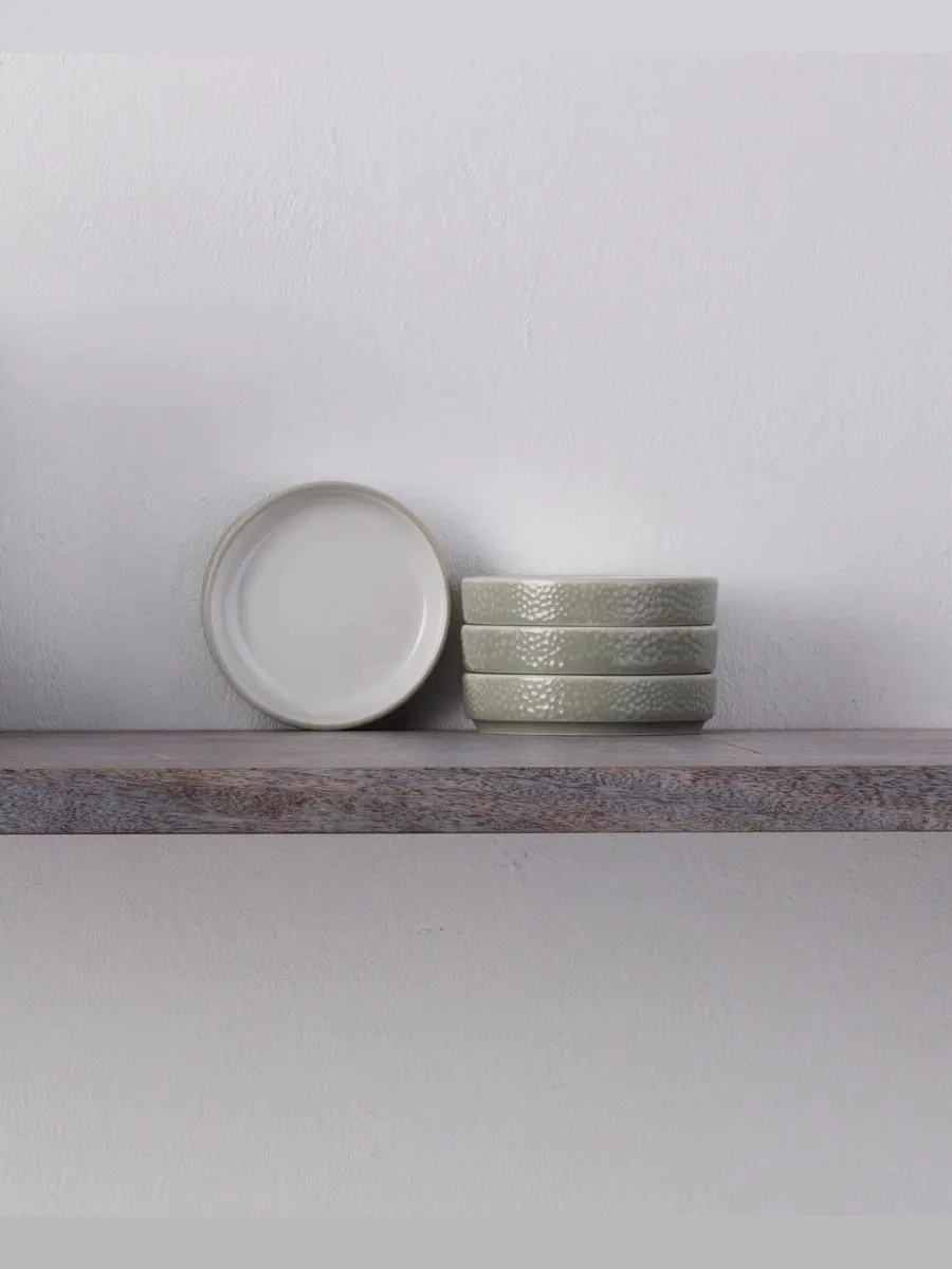 Набор из 4 мини-тарелок Colortex Stone Stax Noritake — изображение 7 из 8, темно-синий