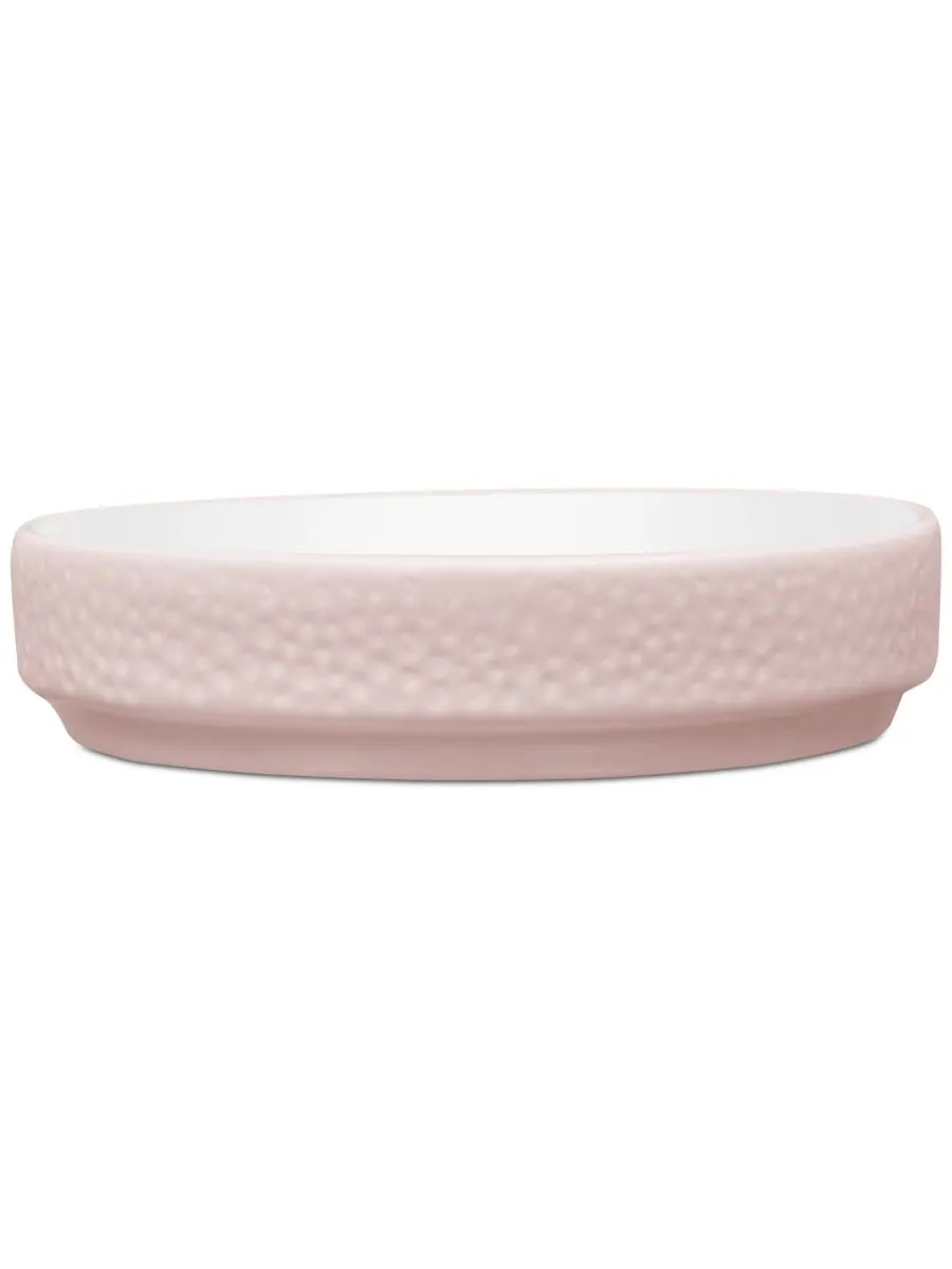 Набор из 4 мини-тарелок Colortex Stone Stax Noritake — изображение 2 из 8, пудровый розовый
