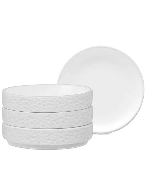 Мини-Тарелки Colortex Stone Stax, набор из 4 шт. Noritake — изображение 1 из 4, белый