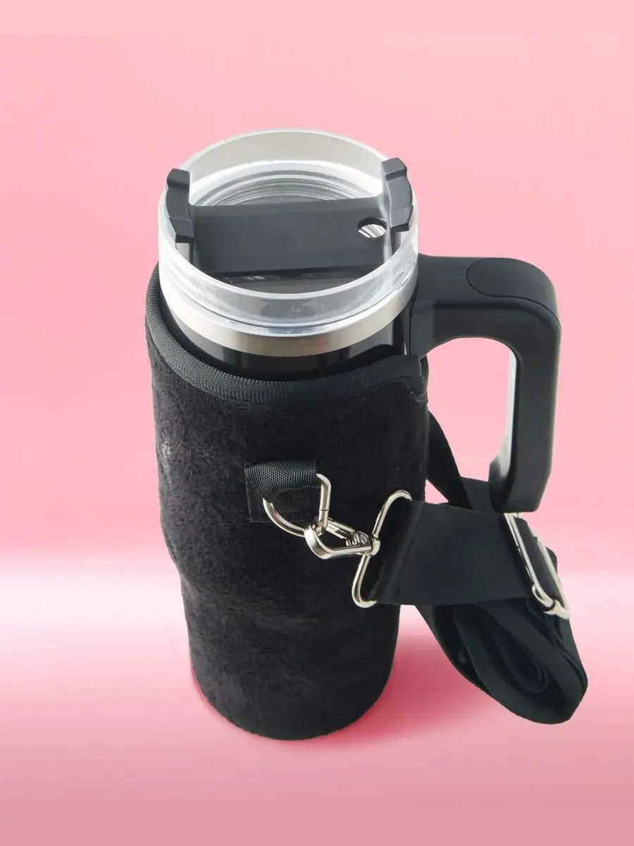 Полезная дорожная кружка Jetsetter из нержавеющей стали, 0,9 л Juicy Couture — изображение 4 из 10, черный
