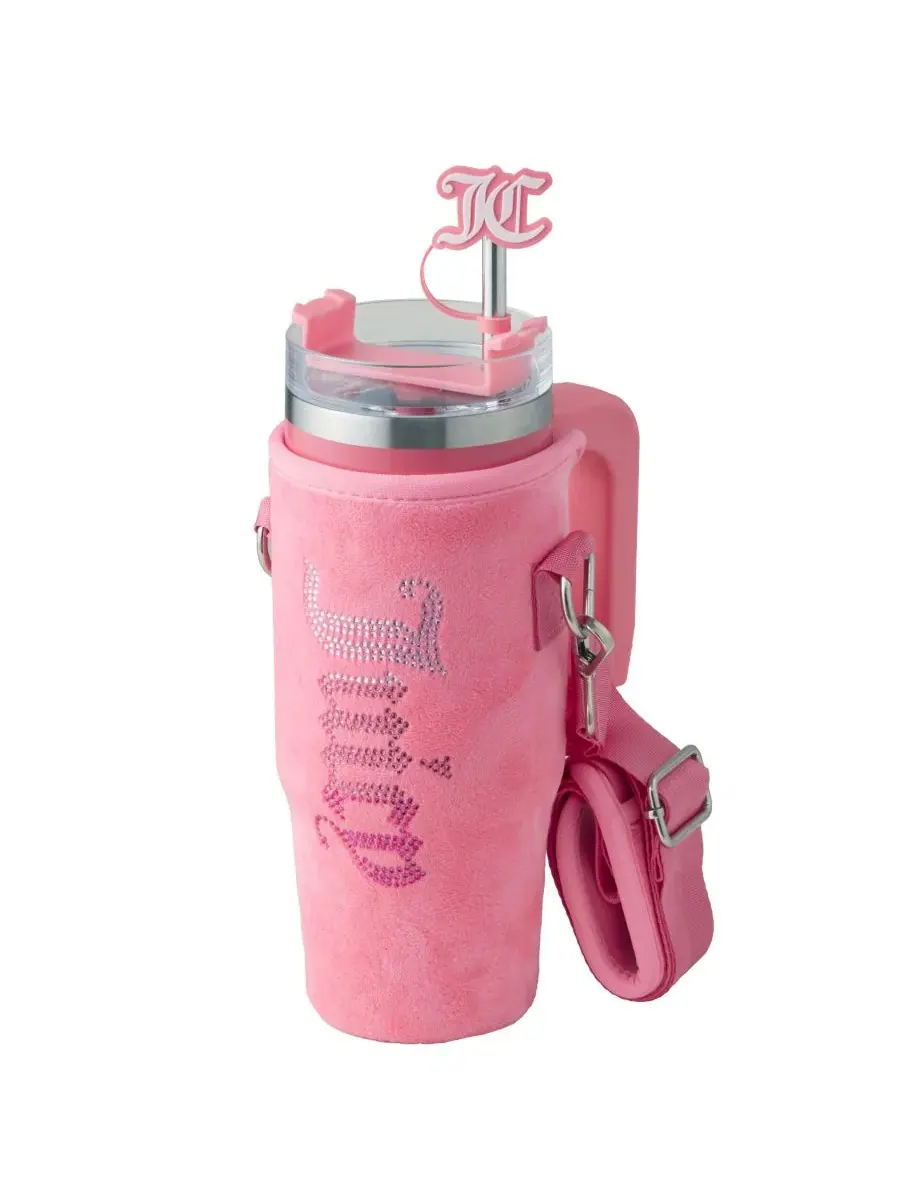 Полезная дорожная кружка Jetsetter из нержавеющей стали, 0,9 л Juicy Couture