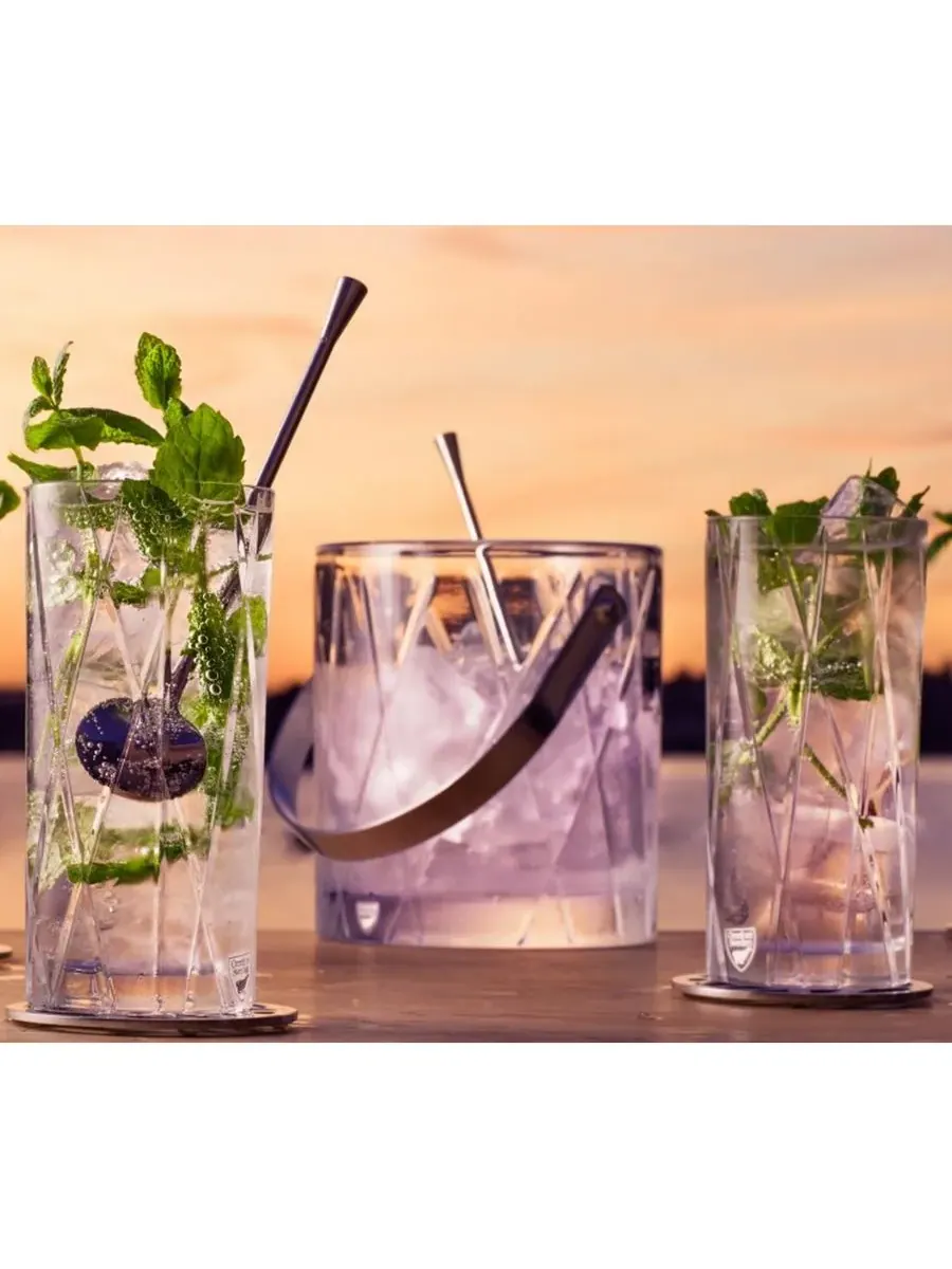 Городское ведро льда Orrefors — изображение 2 из 2, прозрачный