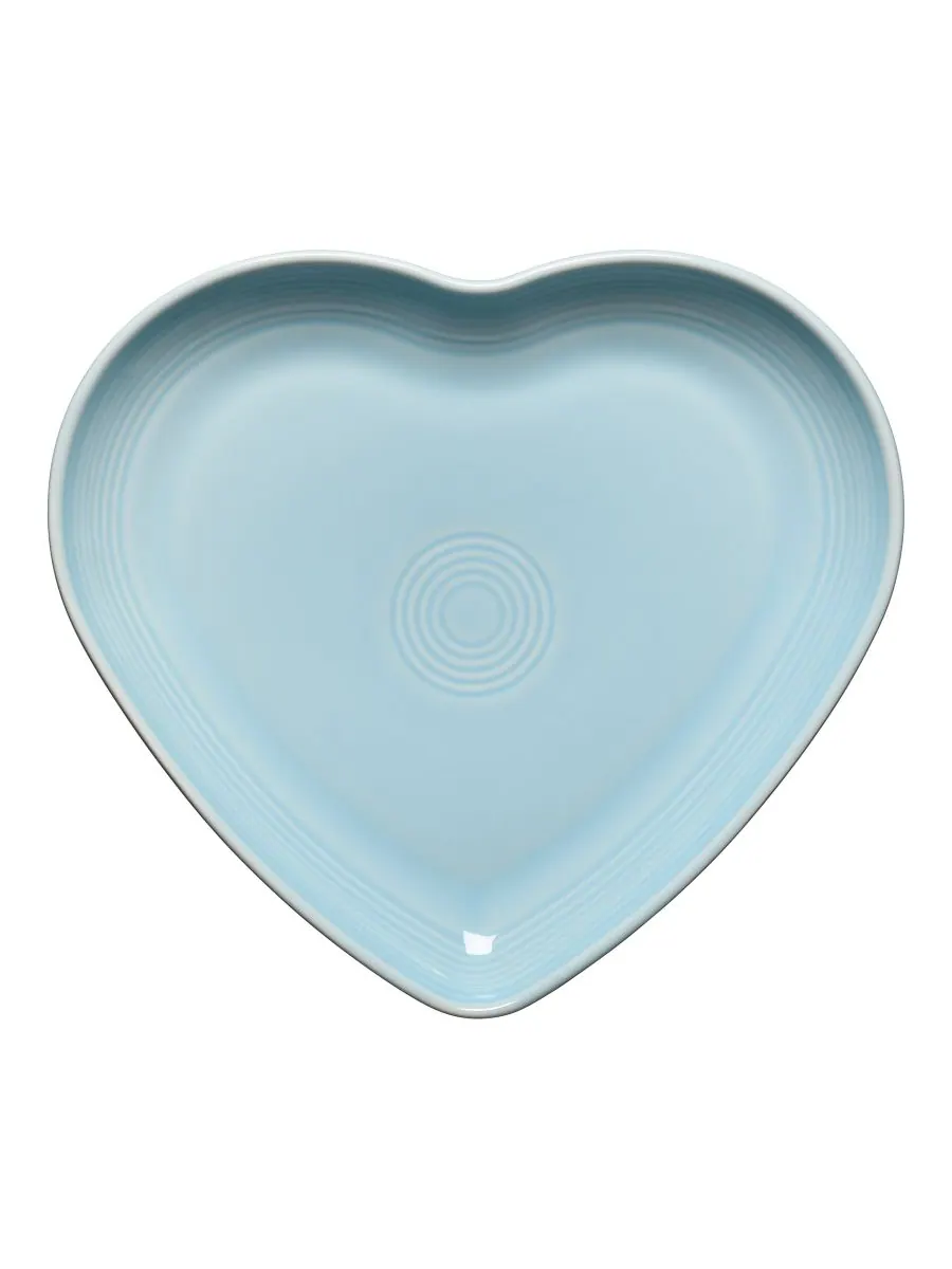Тарелка в форме сердца, 23 см Fiesta — изображение 1 из 2, небесный